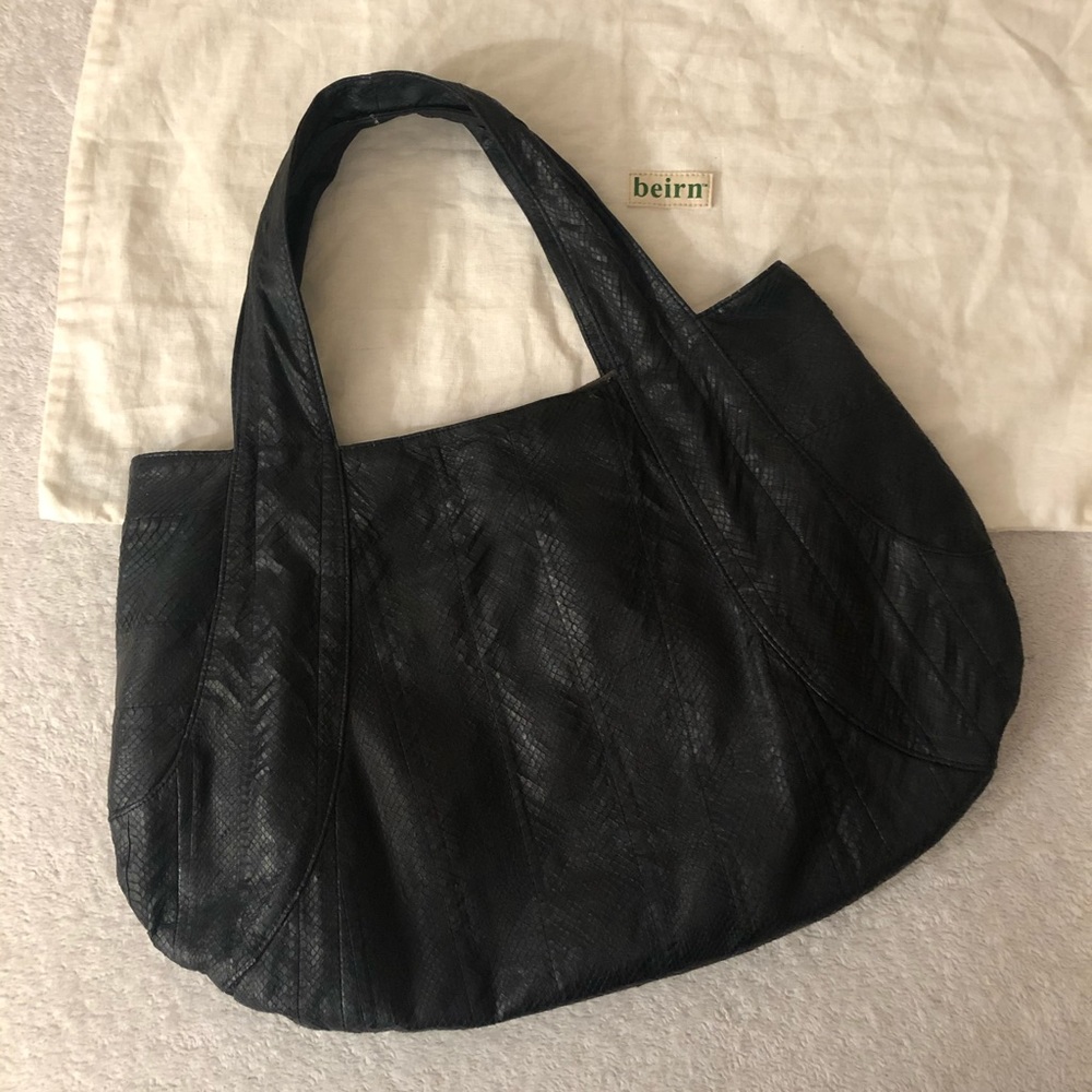 Beirn Jenna Watersnake Small Hobo Handbag